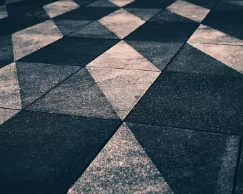 Immediate Structure At close range, repetition dominates perception. The pattern reads as complete and self-contained, leaving no room for context beyond its own rhythm.